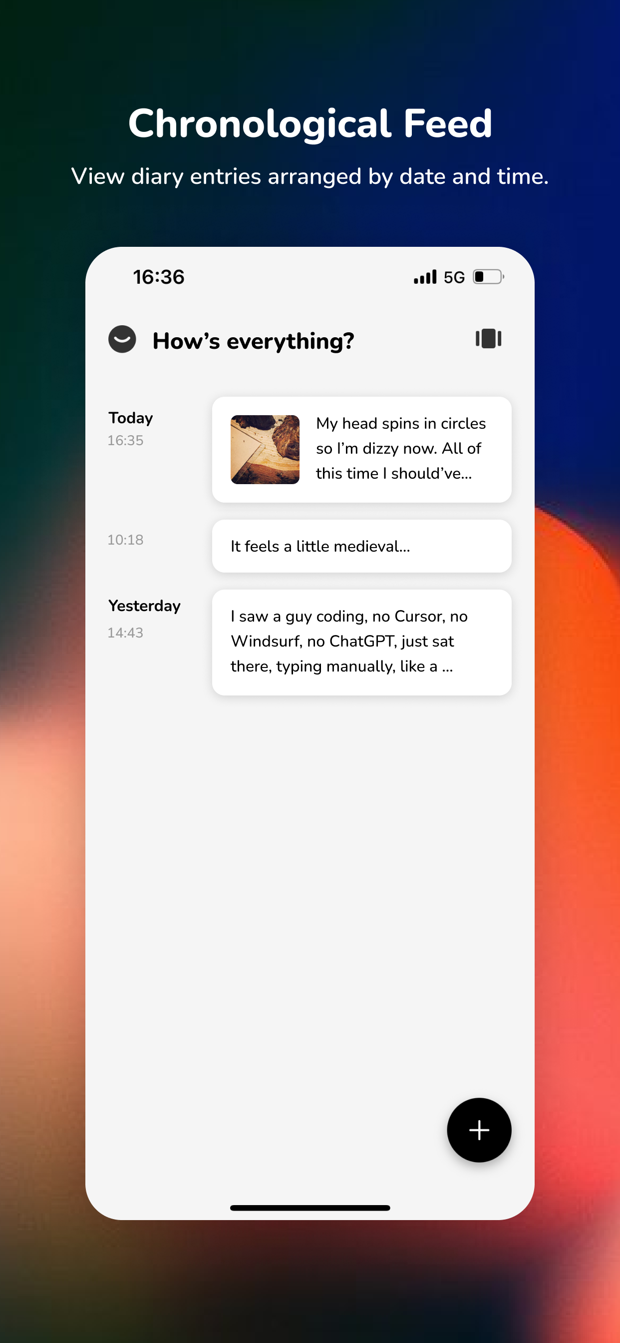 ChronoDiary Screenshot 1